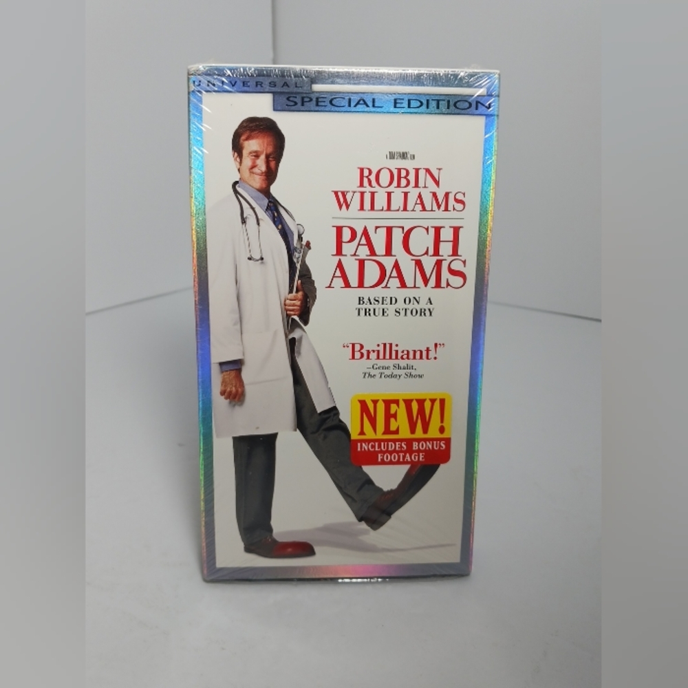 Robin Williams Patch Adam's Special Edition VHS NOS Movie